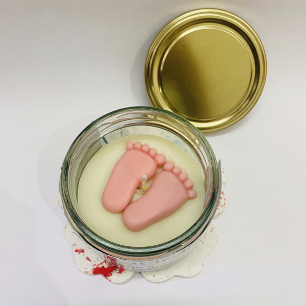 Baby Feet Jar Candle