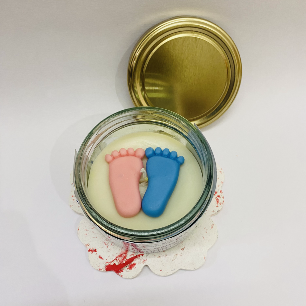 Baby Feet Jar Candle
