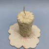 Sunflower Pillar Candle White