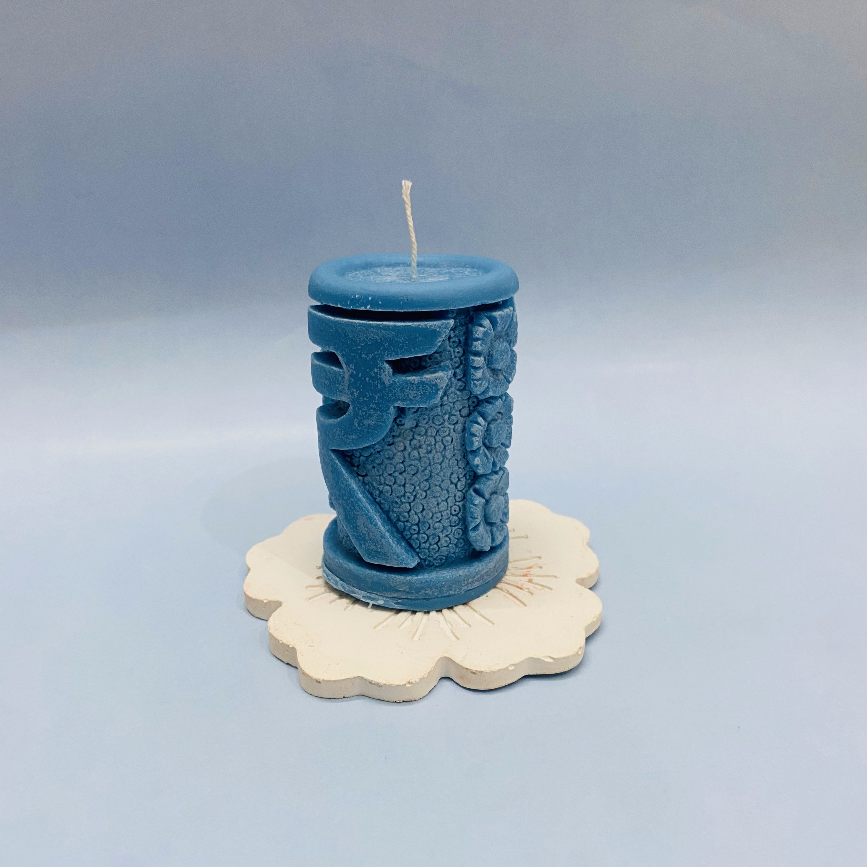 Manifesting Money Magnet Candle Blue