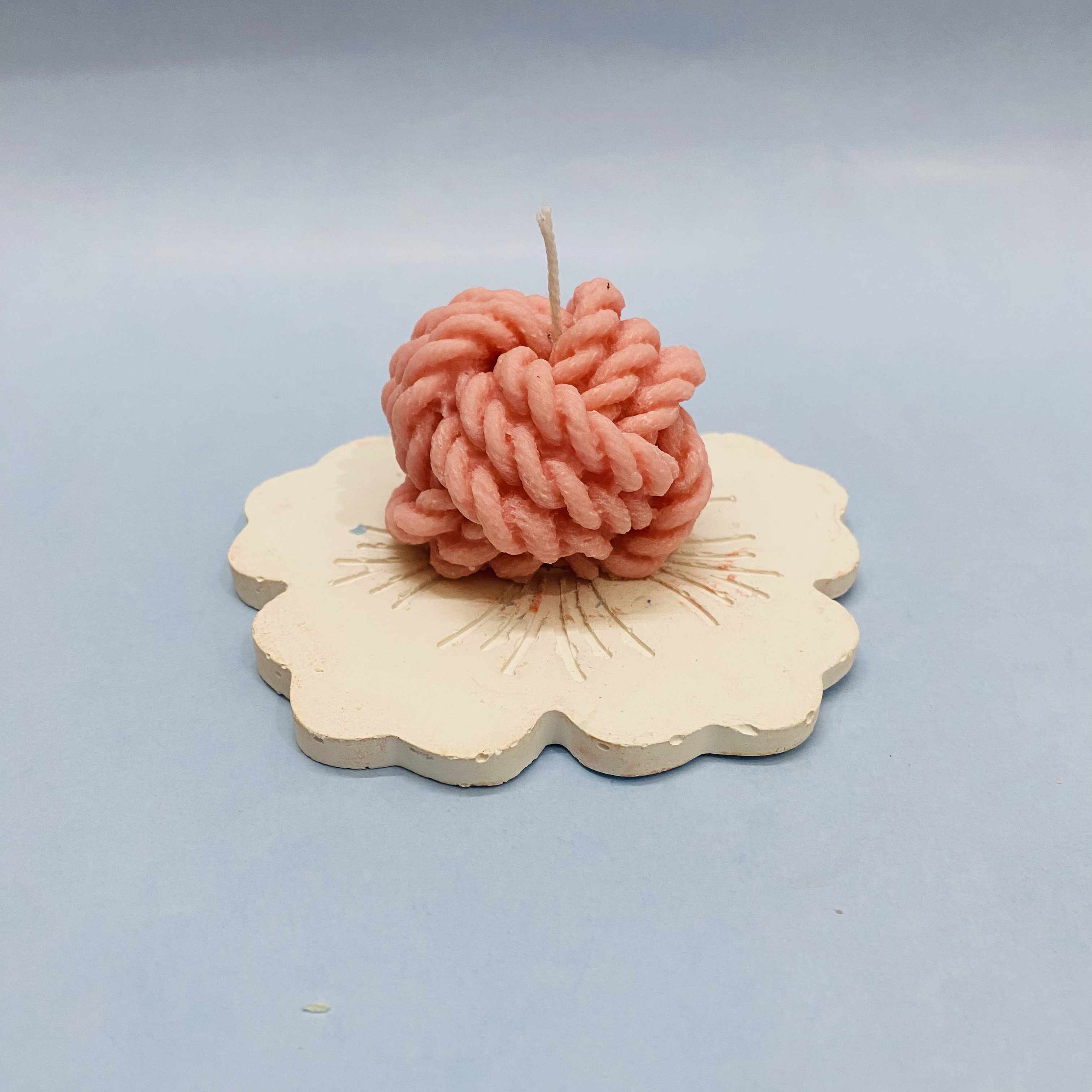 Knot Candle Pink