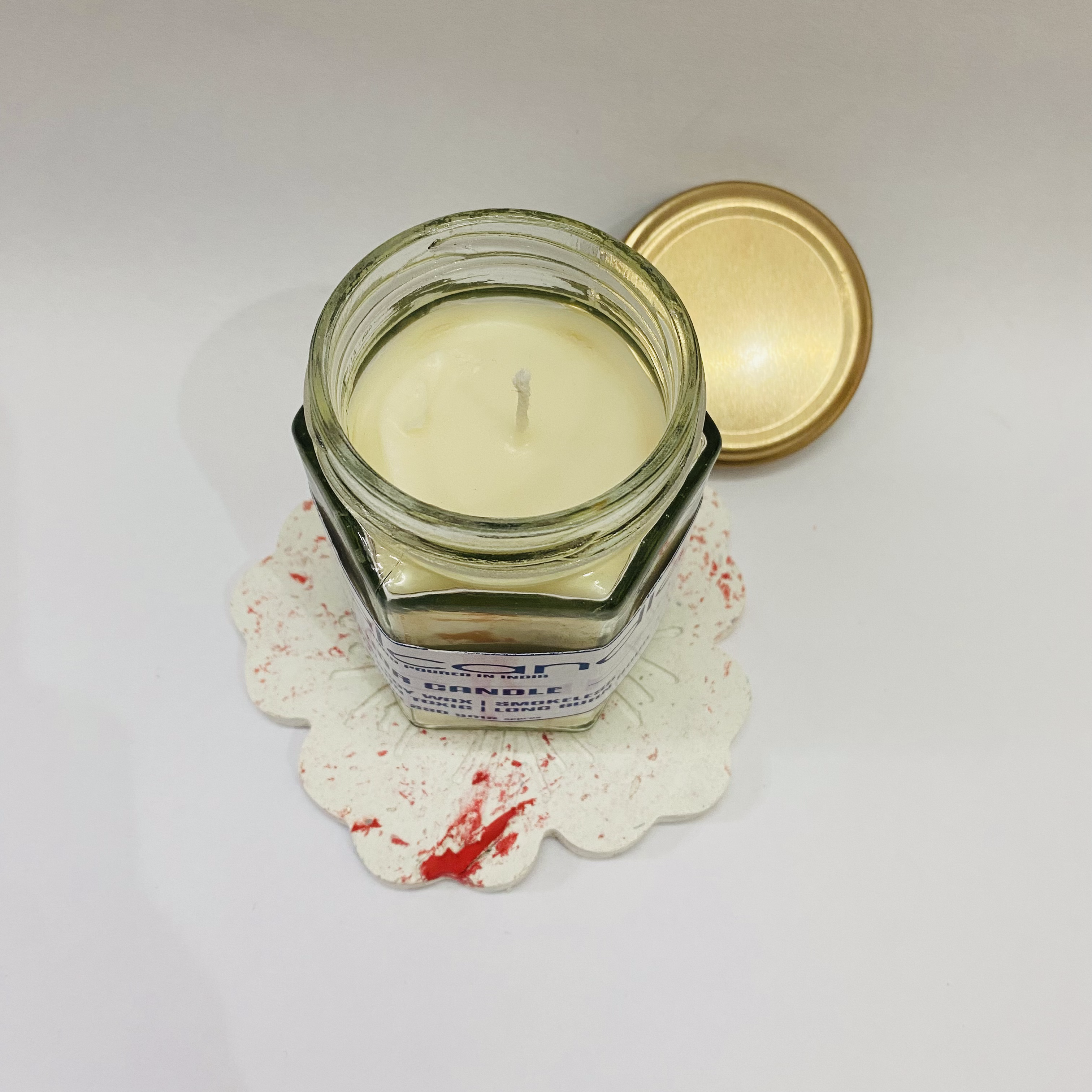 Opal Soy Wax Jar Candle- 250 GM (Hexa)