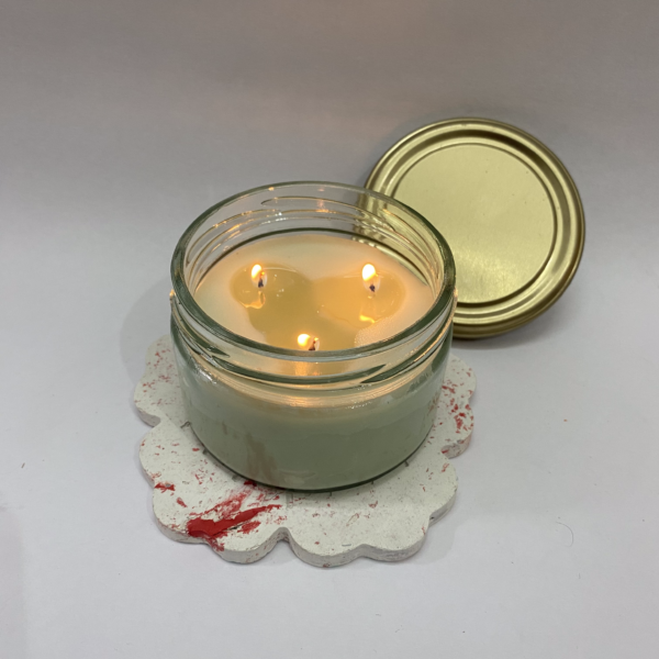 Three Wick Opal Soy Wax Jar Candle